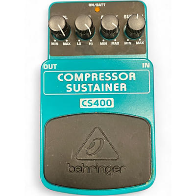 Used Behringer CS400 Compressor Sustainer Effect Pedal