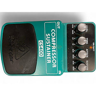 Used Behringer CS400 Compressor Sustainer Effect Pedal