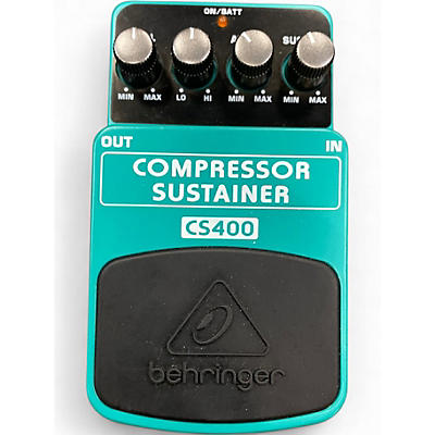 Used Behringer CS400 Compressor Sustainer Effect Pedal