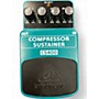Used Behringer CS400 Compressor Sustainer Effect Pedal