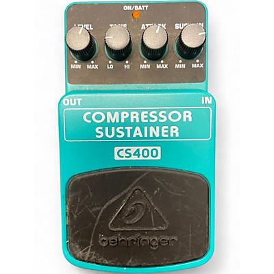 Used Behringer CS400 Compressor Sustainer Effect Pedal