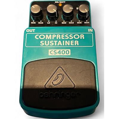 Used Behringer CS400 Compressor Sustainer Effect Pedal