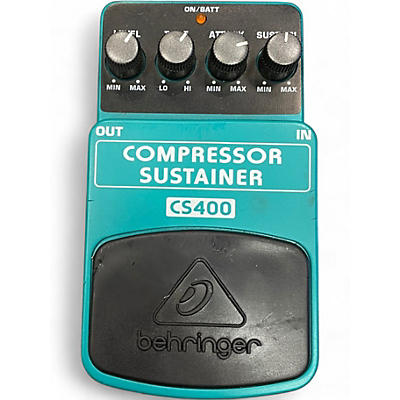 Used Behringer CS400 Compressor Sustainer Effect Pedal