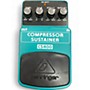 Used Behringer CS400 Compressor Sustainer Effect Pedal