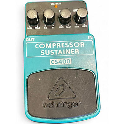 Used Behringer CS400 Compressor Sustainer Effect Pedal
