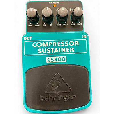 Used Behringer CS400 Compressor Sustainer Effect Pedal