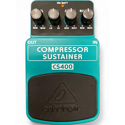 Used Behringer CS400 Compressor Sustainer Effect Pedal