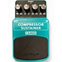 Used Behringer CS400 Compressor Sustainer Effect Pedal
