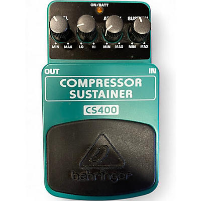 Used Behringer CS400 Compressor Sustainer Effect Pedal