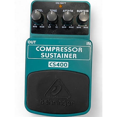 Used Behringer CS400 Compressor Sustainer Effect Pedal