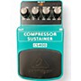 Used Behringer CS400 Compressor Sustainer Effect Pedal