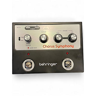 Used Behringer Chorus Symphony Effect Pedal