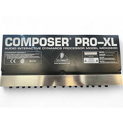 Used Behringer Composer Pro-XL MDX2600 Compressor