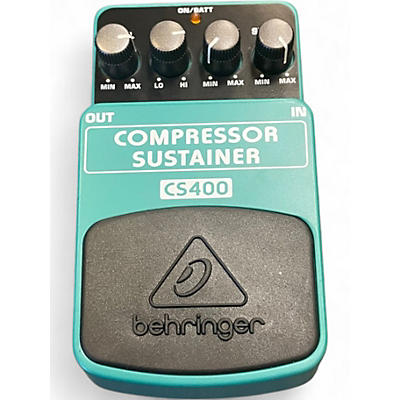 Used Behringer Compression Sustainer Effect Pedal