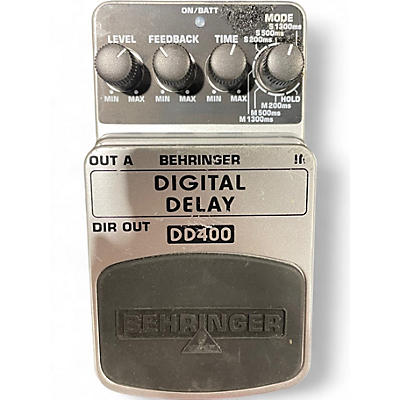 Used Behringer DD400 Digital Delay Effect Pedal