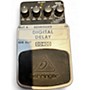 Used Behringer DD400 Digital Delay Effect Pedal