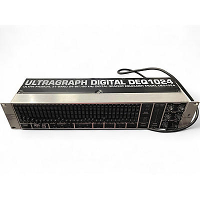 Used Behringer DEQ1024 Ultragraph Equalizer