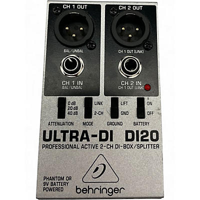 Used Behringer DI20 Ultra Direct Box
