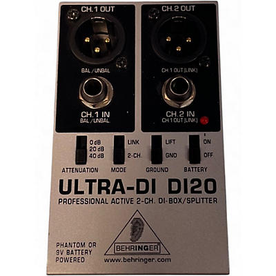 Used Behringer DI20 Ultra Direct Box