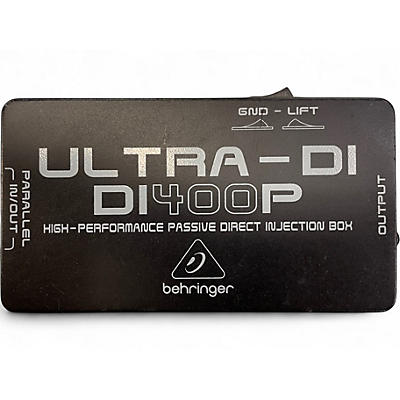 Used Behringer DI400P Passive Direct Box