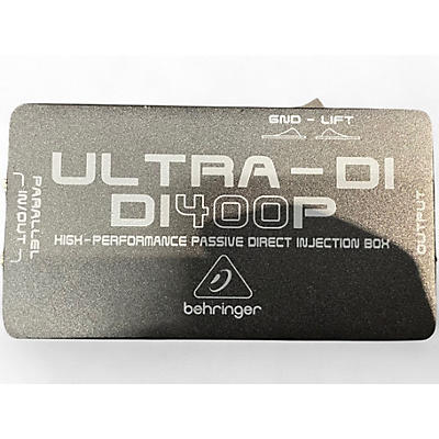 Used Behringer DI400P Passive Direct Box