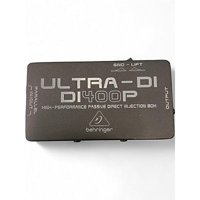 Used Behringer DI400P Passive Direct Box