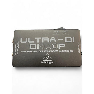 Used Behringer DI400P Passive Direct Box
