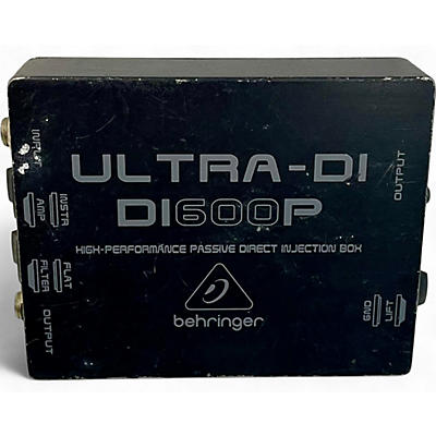 Used Behringer DI600P Passive Direct Box