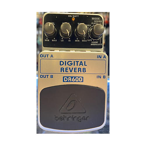 Behringer Used Behringer DR600 Digital Stereo Reverb Effect Pedal