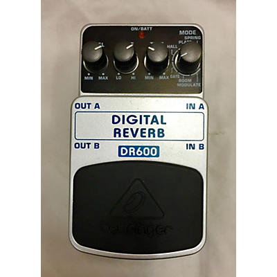 Behringer Used Behringer DR600 Digital Stereo Reverb Effect Pedal