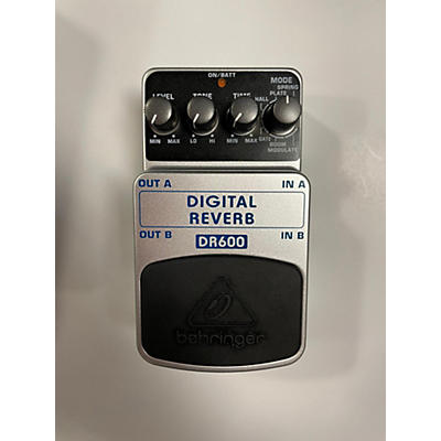 Behringer Used Behringer DR600 Digital Stereo Reverb Effect Pedal