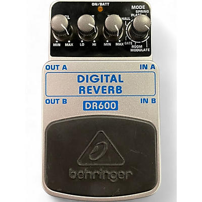 Behringer Used Behringer DR600 Digital Stereo Reverb Effect Pedal