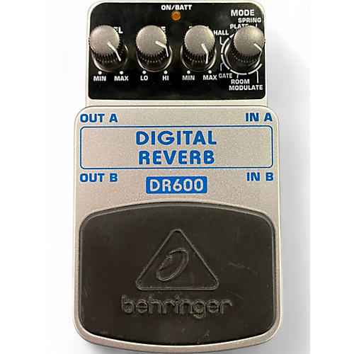 Behringer Used Behringer DR600 Digital Stereo Reverb Effect Pedal