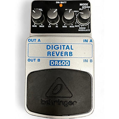 Behringer Used Behringer DR600 Digital Stereo Reverb Effect Pedal