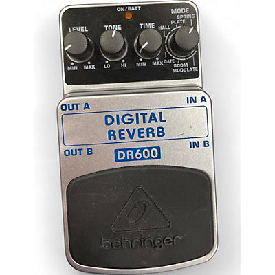 Behringer Used Behringer DR600 Digital Stereo Reverb Effect Pedal