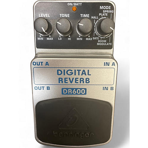 Behringer Used Behringer DR600 Digital Stereo Reverb Effect Pedal