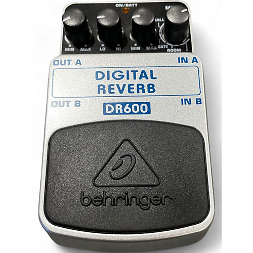 Behringer Used Behringer DR600 Digital Stereo Reverb Effect Pedal