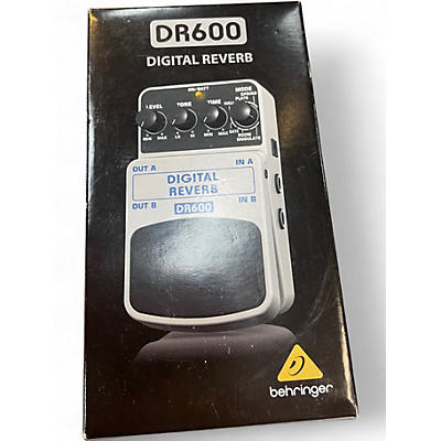 Used Behringer DR600 Digital Stereo Reverb Effect Pedal
