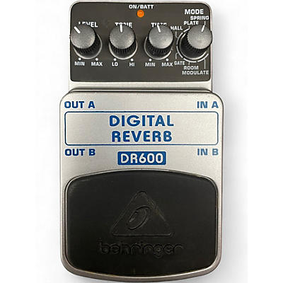 Used Behringer DR600 Digital Stereo Reverb Effect Pedal