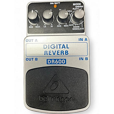 Used Behringer DR600 Digital Stereo Reverb Effect Pedal