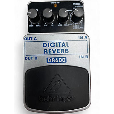 Used Behringer DR600 Digital Stereo Reverb Effect Pedal