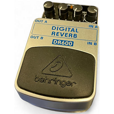 Used Behringer DR600 Digital Stereo Reverb Effect Pedal