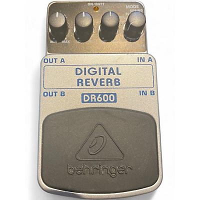 Used Behringer DR600 Digital Stereo Reverb Effect Pedal