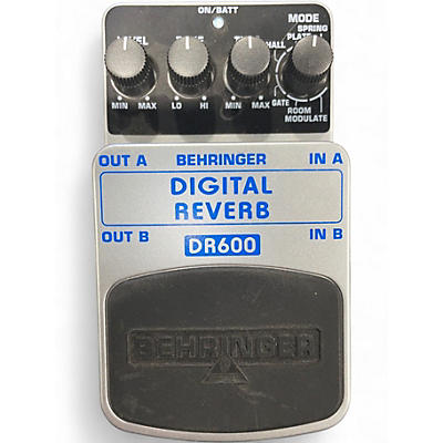 Used Behringer DR600 Digital Stereo Reverb Effect Pedal