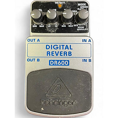 Used Behringer DR600 Digital Stereo Reverb Effect Pedal