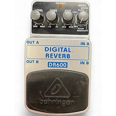 Used Behringer DR600 Digital Stereo Reverb Effect Pedal