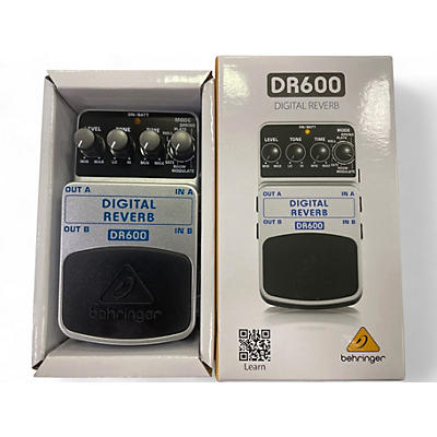 Used Behringer DR600 Digital Stereo Reverb Effect Pedal