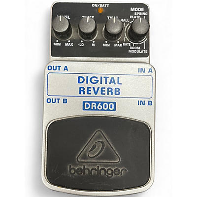 Used Behringer DR600 Digital Stereo Reverb Effect Pedal
