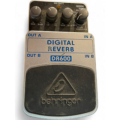 Used Behringer DR600 Digital Stereo Reverb Effect Pedal