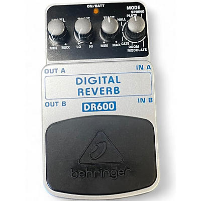 Used Behringer DR600 Digital Stereo Reverb Effect Pedal